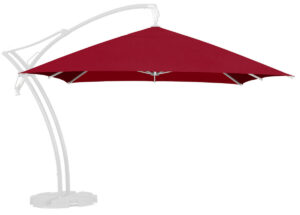 Poszycie parasola Ibiza Quattro 3,5 m Akryl Czerwony