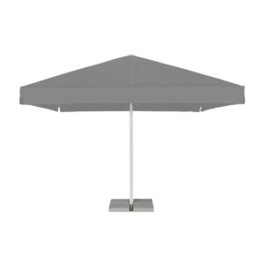 Parasol ogrodowy Barbados 4 m z podstawą Akryl Szary