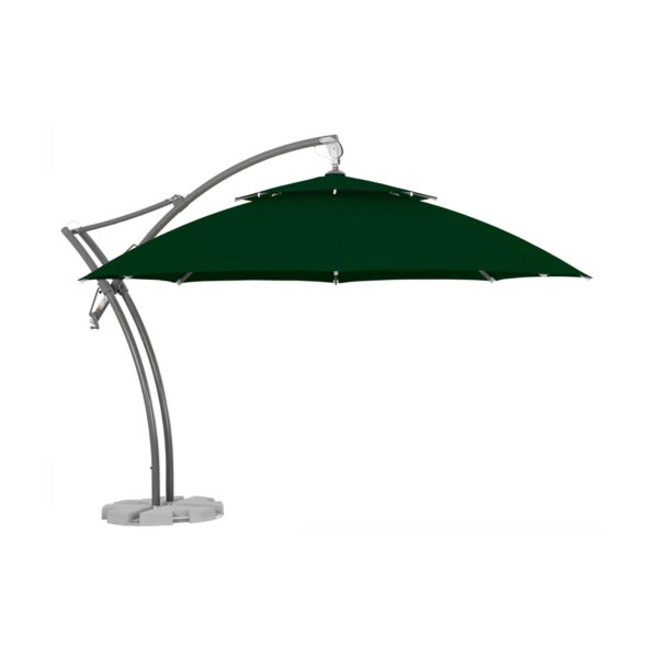 Parasol ogrodowy Ibiza 3,5 m Poliester Zielony