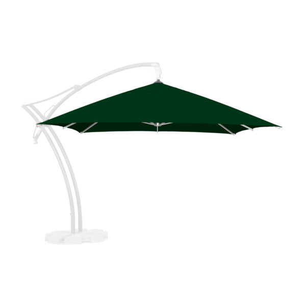 Poszycie parasola Ibiza Quattro 3,5 m Poliester Zielony