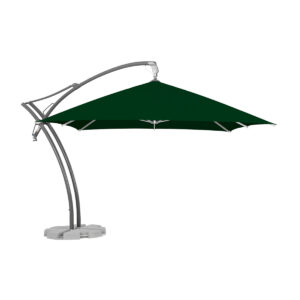 Parasol ogrodowy Ibiza Quattro 3,5 m Poliester Zielony