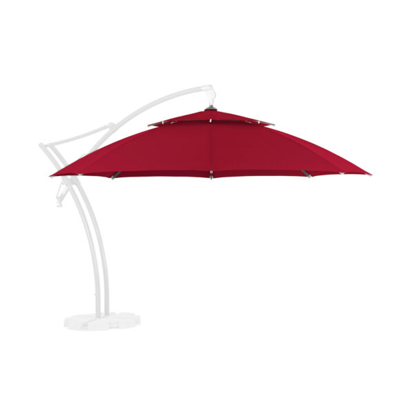 Poszycie parasola Ibiza 3,5 m Akryl Czerwony