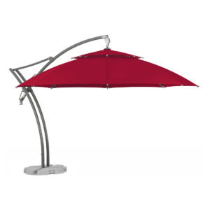 Parasol ogrodowy Ibiza 4,2 m Akryl Czerwony