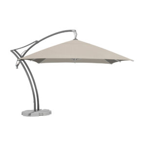 Parasol ogrodowy Ibiza Quattro 3,5 m Akryl Jasny beżowy