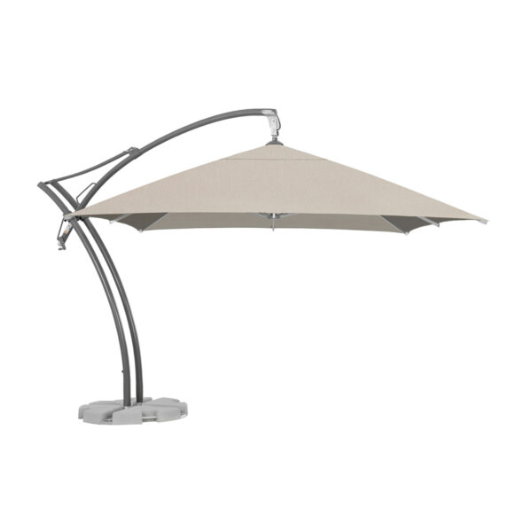 Parasol ogrodowy Ibiza Quattro 3,5 m Akryl Jasny beżowy