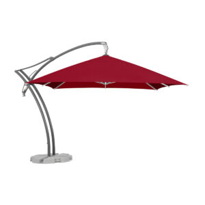 Parasol ogrodowy Ibiza Quattro 3,5 m Akryl Czerwony