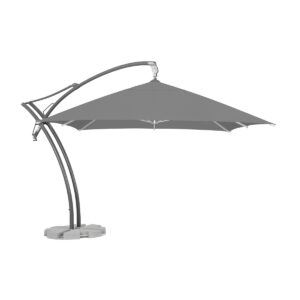 Parasol ogrodowy Ibiza Quattro 3,5 m Akryl Szary