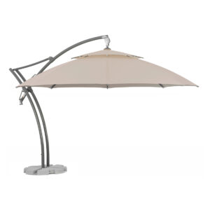 Parasol ogrodowy Ibiza 4,2 m Poliester Naturalny