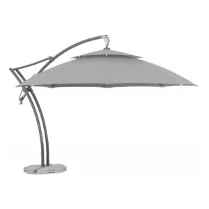 Parasol ogrodowy Ibiza 4,2 m Poliester Szary