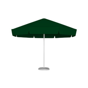 Parasol ogrodowy Rodos w kolorze butelkowej zieleni