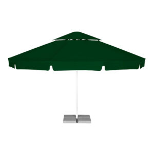 Parasol ogrodowy Vesuvio w kolorze butelkowej zieleni