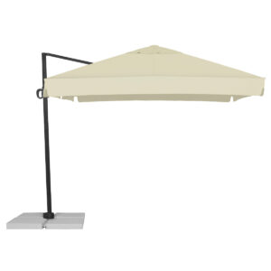 Parasol ogrodowy Rio Plus 3 m Poliester Naturalny