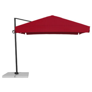 Parasol ogrodowy Rio Plus 3 m Akryl Czerwony