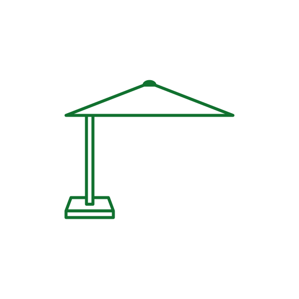 Ikona – boczny maszt parasola