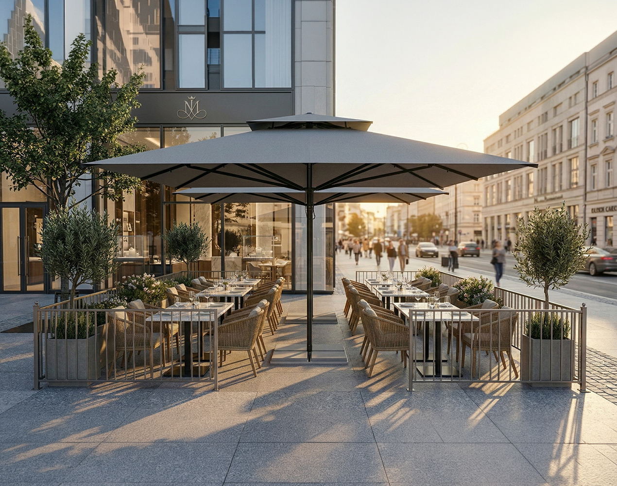 Parasol biznesowy Vesuvio Quattro - obrazek 3